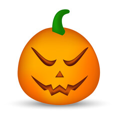 Scary pumpkin cartoon character background image. Pumpkin halloween image