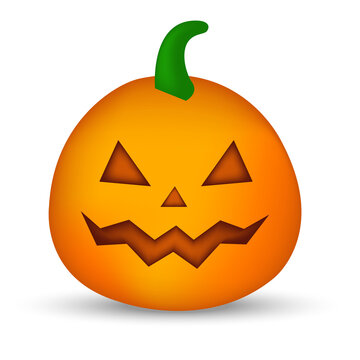 Scary pumpkin cartoon character background image. Pumpkin halloween image