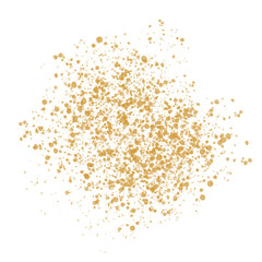 Gold Splatter Paint Splash
