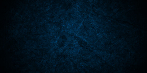 Backdrop vintage blue stone grunge concrete cement blackboard chalkboard wall floor texture. Black anthracite dark green grunge old texture panorama backdrop background.