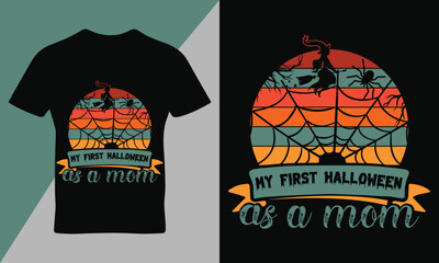 Happy Halloween sort quote typography t-shirt template design vector