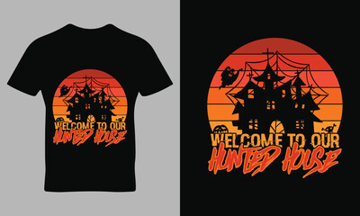 Happy Halloween sort quote typography t-shirt template design vector