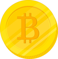 Bitcoin icon hand drawn design