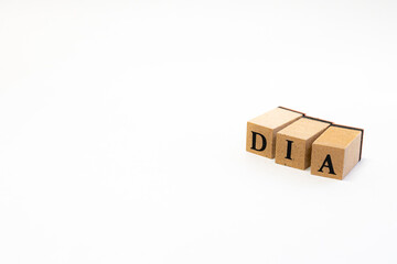 木ブロック　単語　言葉　インドネシア語　DIA