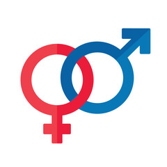 gender icon symbol. vector illustration