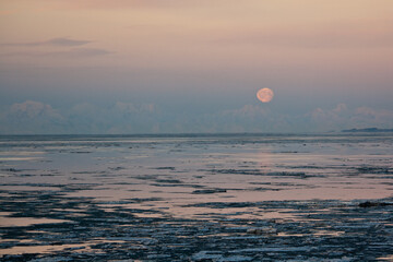 Alaska's Turnagain Arm in the Winter