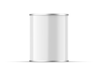 Glossy paint can mockup template for branding and mock up, 3d render illustration