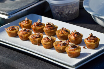 muffins with chocolate