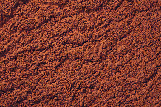 Terra Cotta Powder Or Overdried Soil-like Texture Background - Drought Concept