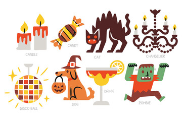 Halloween elements