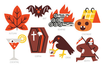 Halloween elements