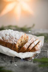 Delicious fresh pastries on the table