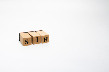 木ブロック　単語　インドネシア語　言葉　SIH