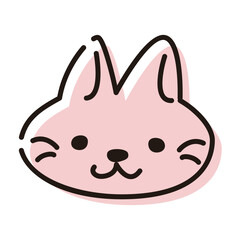 シンプルな猫のイラスト
