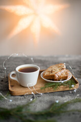 Delicious fresh pastries on the table