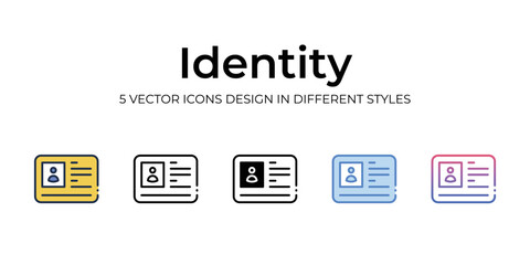 nft identity icons set vector illustration. vector stock,