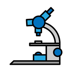Laboratory Microscope Icon