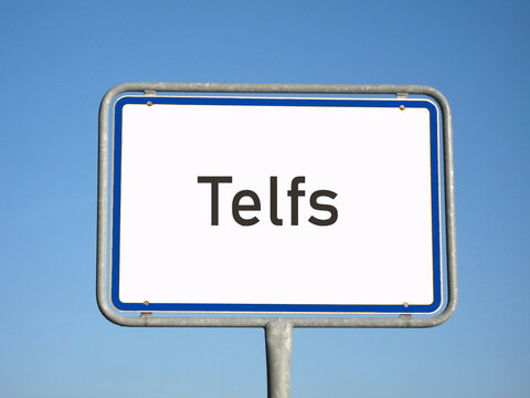 Ortsschild Telfs