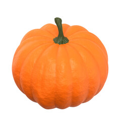 3d render of Halloween Pumpkin isolated