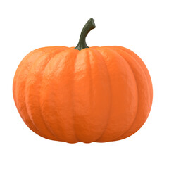3d render of Halloween Pumpkin isolated