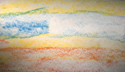 abstract oil pastel strokes vector background