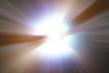 輝く放射光と放射線のアブストラクトのグラフィックス