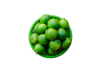 Lime with transparent backgrounds