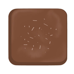 Dark Chocolate Illustration