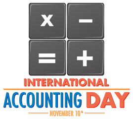 International Accounting Day Poster Design