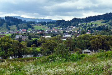 Fototapeta na wymiar landscape with mountains