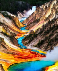 mountain river in the himalayas © HolleHaus