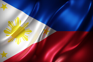 Philippines 3d flag - 530985908