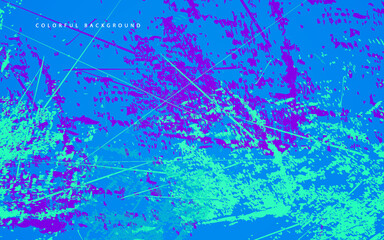 Abstract grunge texture blue color background vector