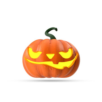 3d render Halloween pumpkin
