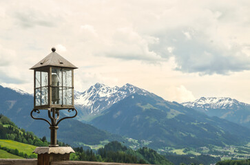 lantern in the mountains
