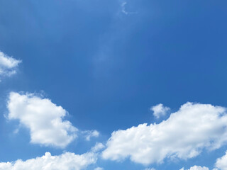 blue sky with clouds