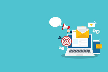 Email and messaging, Email marketing campaign, Working process, New email message