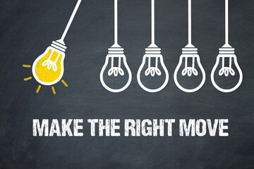 Fototapeta premium Make the right move 