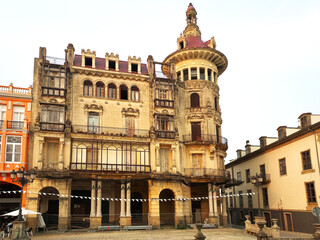 Fototapeta na wymiar Historic center of Ribadeo, Galicia
