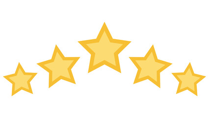 Five 5 star service quality rating, stars customer product rating