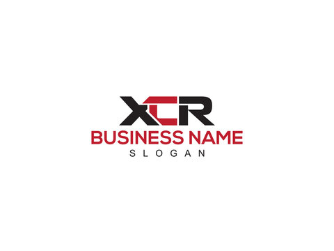 XCR Logo Letter, Creative XC xcr Logo Icon Vector For Your New Business