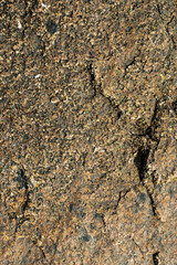 Stone wall surface texture. Background for design purpose. Warm tone
