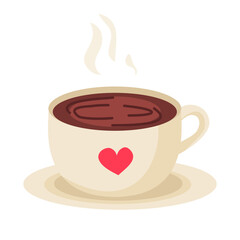 hot chocolate ,Autumn icons  hand drawn vector,isolated on the white background