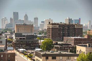 View of Detroit from above