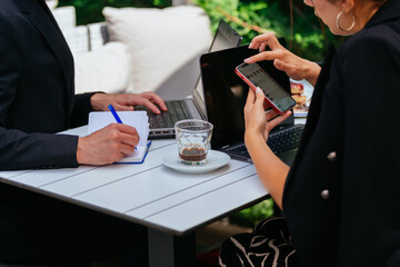 Two business partners