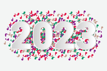 Happy New Year 2023 celebrate Background 