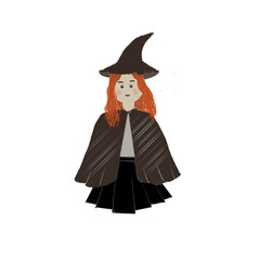 Witch Illustration Icon
