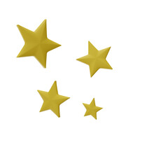 Obraz premium Stars 3D Icon