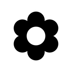 Fototapeta na wymiar Flower icon vector flat style 