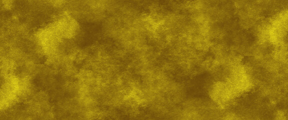 digital painting of gold texture background on the basis of paint. dark black, yellow golden stone concrete paper texture. old brown paper background with texture. watercolor background with grunge.